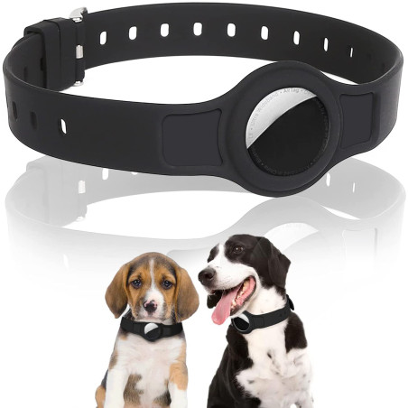 Collier AirTag en Silicone pour chien et chat | Smarty Paris